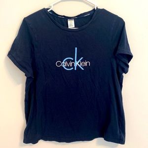 Womens Calvin Klein Basic Tee